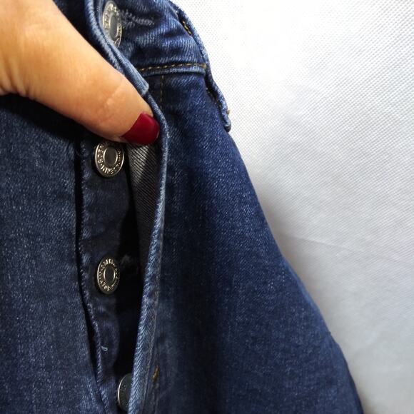 & Denim By H&M Blue Mom Jeans Ultra High Waist Loose Fit Size 2 - Picture 8 of 8